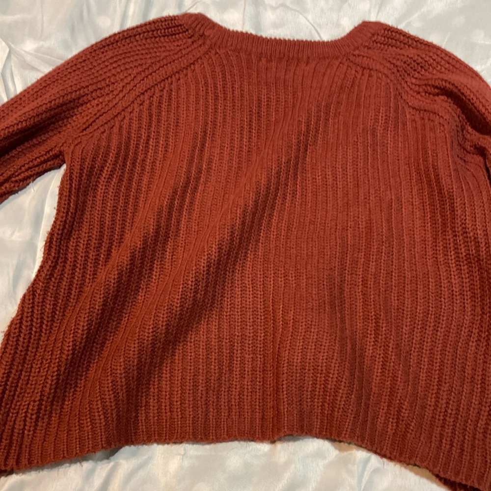 Women's Sweater - Rust - Picture 5 of 5